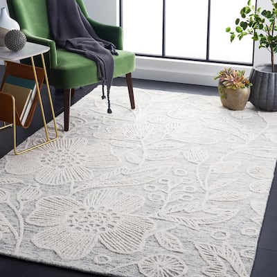 SAFAVIEH Handmade Jardin Mevlija Floral Wool Rug