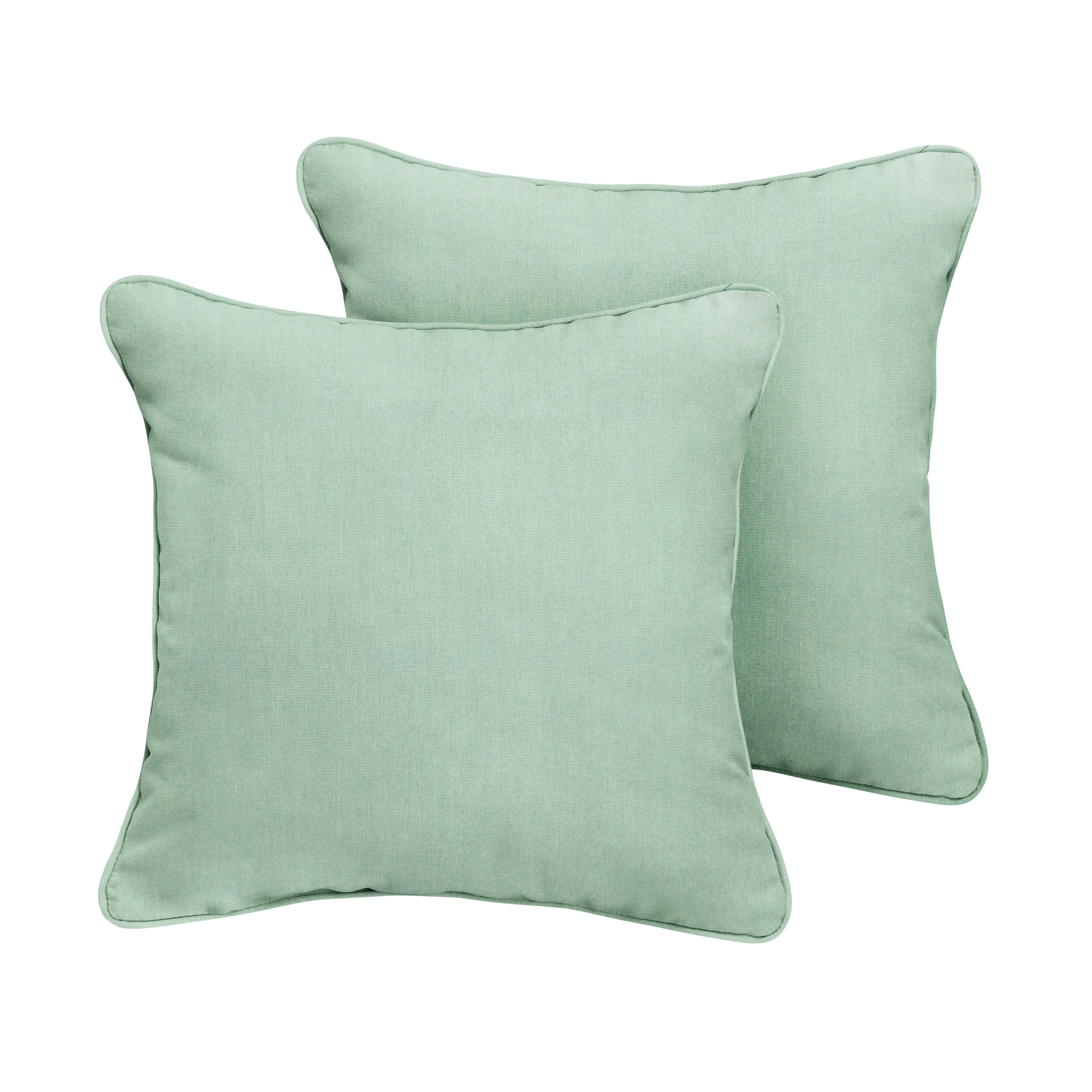Sunbrella Canvas Spa Corded Indoor/ Outdoor Pillow Set (Set - Picture 9 of 17