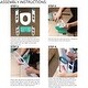 preview thumbnail 3 of 3, Mommy's Helper Cushie Step Up Deluxe Padded Potty Seat with Step Stool, Stickers, and Potty Chart - Teal/ White