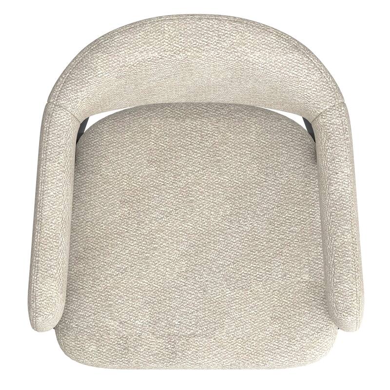 Contemporary Fabric and Metal Dining Chair, Set of 4