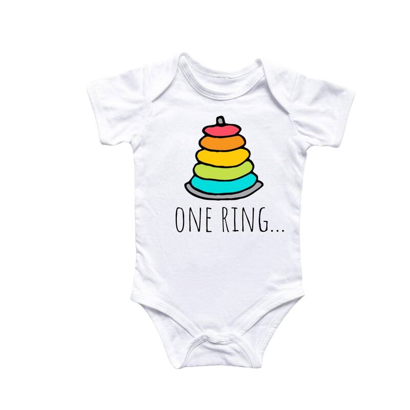 Ring Fantasy Lords - Baby Boy Girl Clothes Infant Bodysuit Funny Cute Newborn 2 - Pink - 0-3M