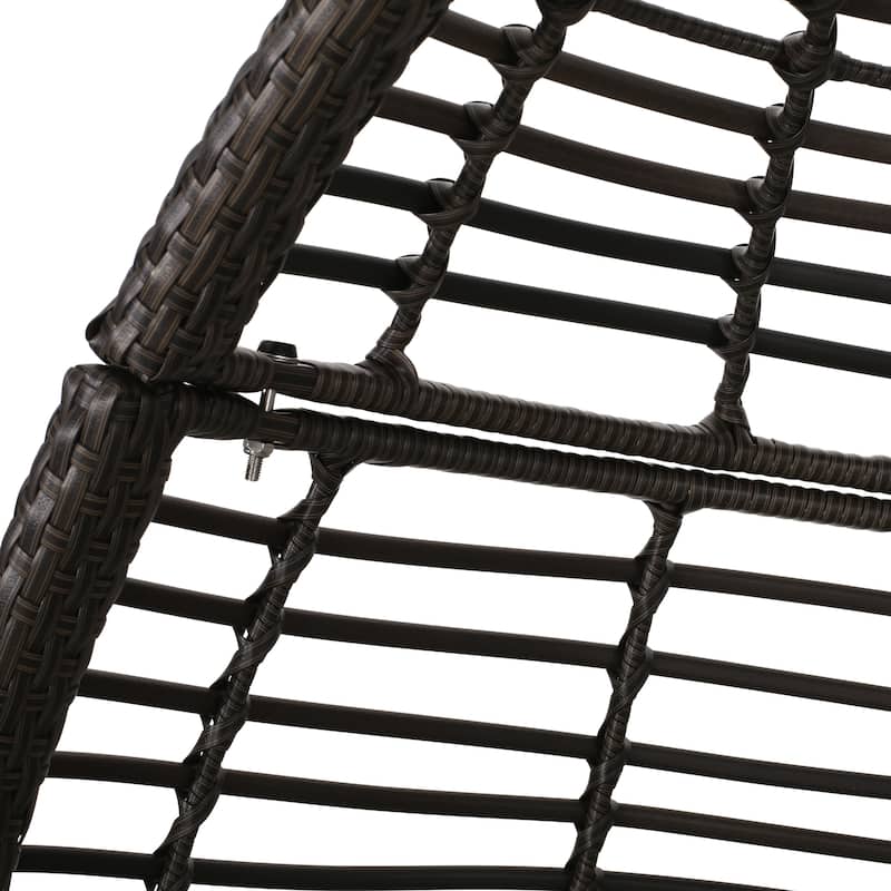 Adan Wicker Hanging Chair by Christopher Knight Home - 400 lb limit