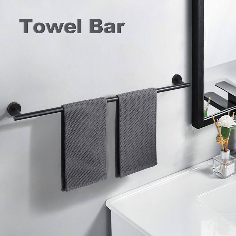 WOWOW Mutiple length Wall Mounted Stainless Steel Towel Bar