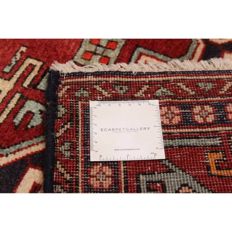 ECARPETGALLERY Hand-knotted Konya Anatolian Dark Navy Wool Rug - 4'9 x 10'9