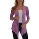 Thumbnail 10, Dinamit Women's Solid-color Rayon Fly-away Cardigan. Changes active main hero.