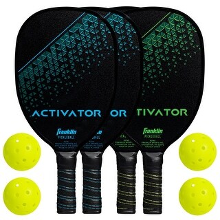 Pickleball Paddle Wooden Pickleball Paddle 4 Player Paddle and Ball Set ...