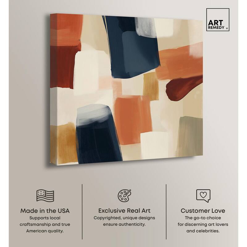 Sienna Shift Canvas by Art Remedy, Gallery Wrapped