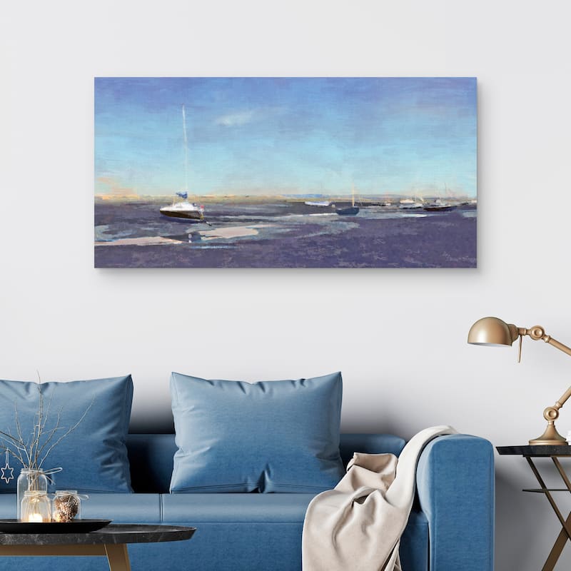 Harbor Masts by Noah Bay Canvas Art Print