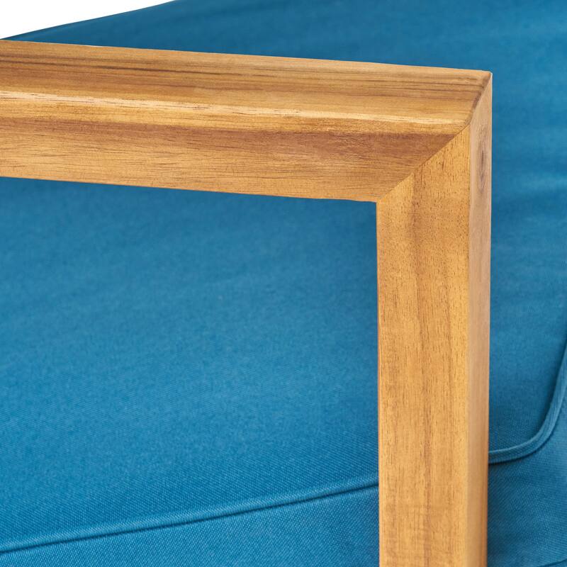 Roomfitters Leah 3-Piece Outdoor Chat Set, Patio Conversation Chairs with Side Table for Garden or Deck, Brown