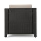 preview thumbnail 40 of 80, Puerta Outdoor 4-piece Patio Chat Set by Christopher Knight Home