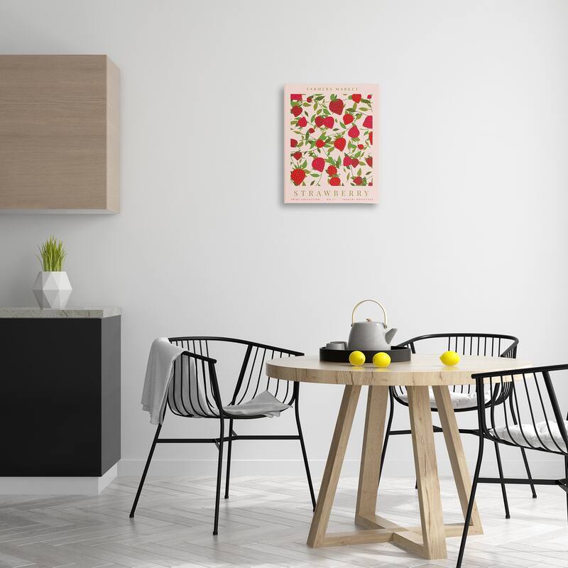 Stupell Strawberry Gallery Print Canvas Wall Art Design By Kamdon Kreations