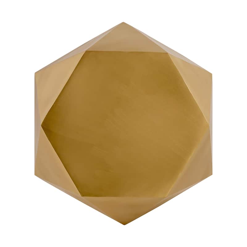 Pasargad Home Lexi Diamond Shape Side Table - W17.25"xD17.25"xH18"