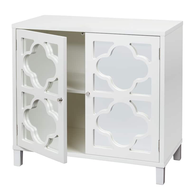 Lifestorey Broadway Mirrored Double Door Cabinet
