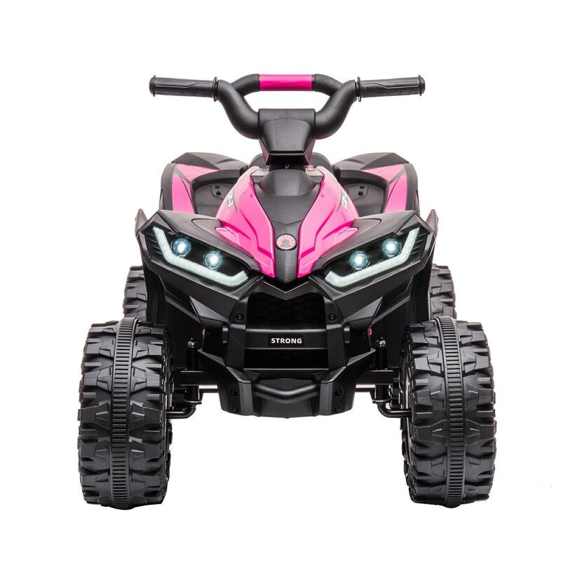 Kids Ride On Car, Electric ATV with Parent Remote Control - Pink