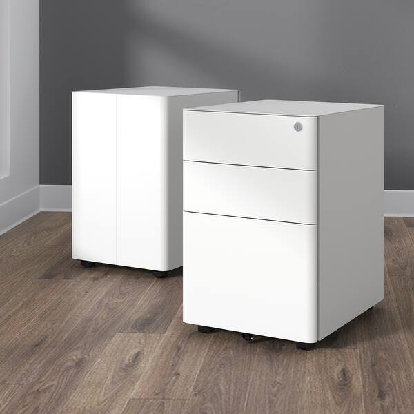 Shop Hon Basyx Commercial Grade Modern Mobile Steel Filing Cabinet Pedestal Overstock 31586242