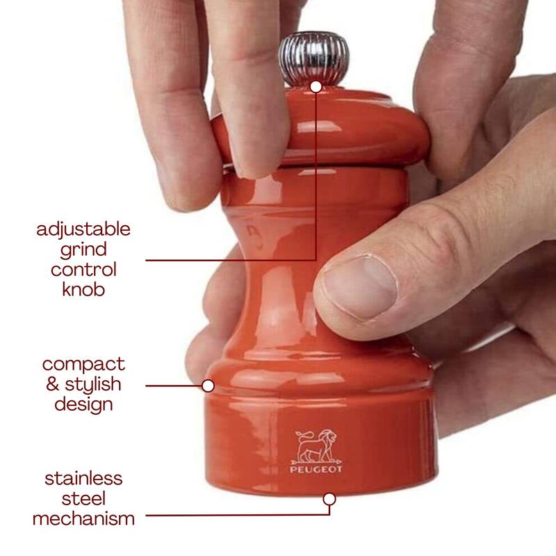 Peugeot Bistro Pepper and Salt Mill Set - 10cm - 4in.