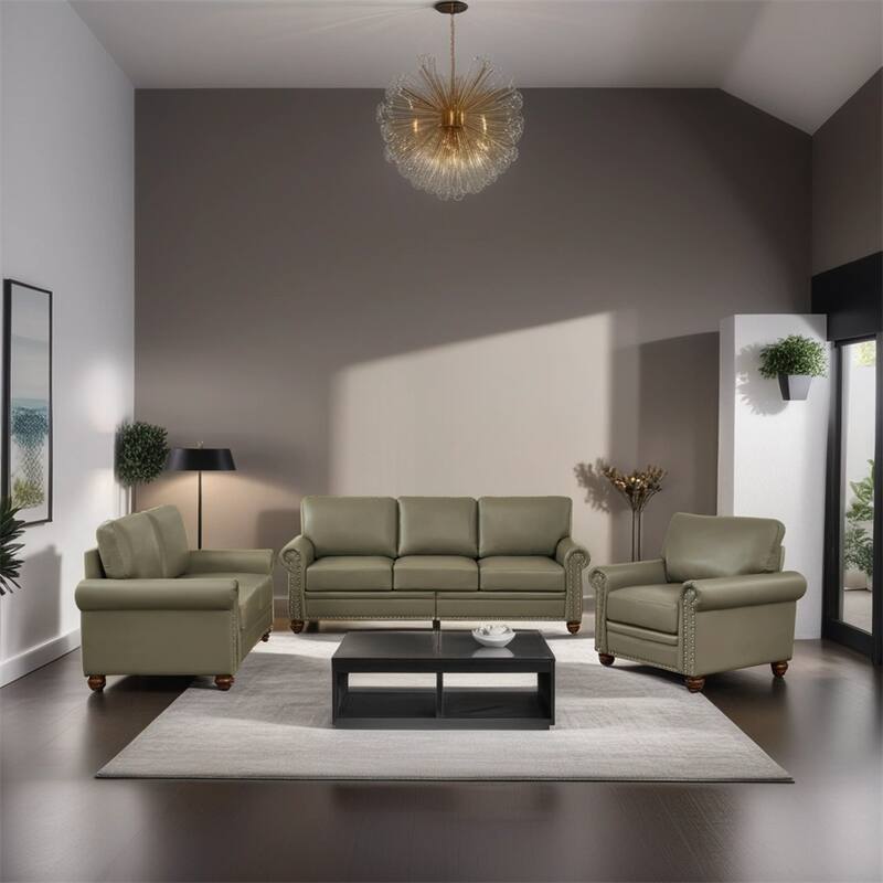 Living Room Sofa with Storage Sofa 1+2+3 Sectional,Faux Leather