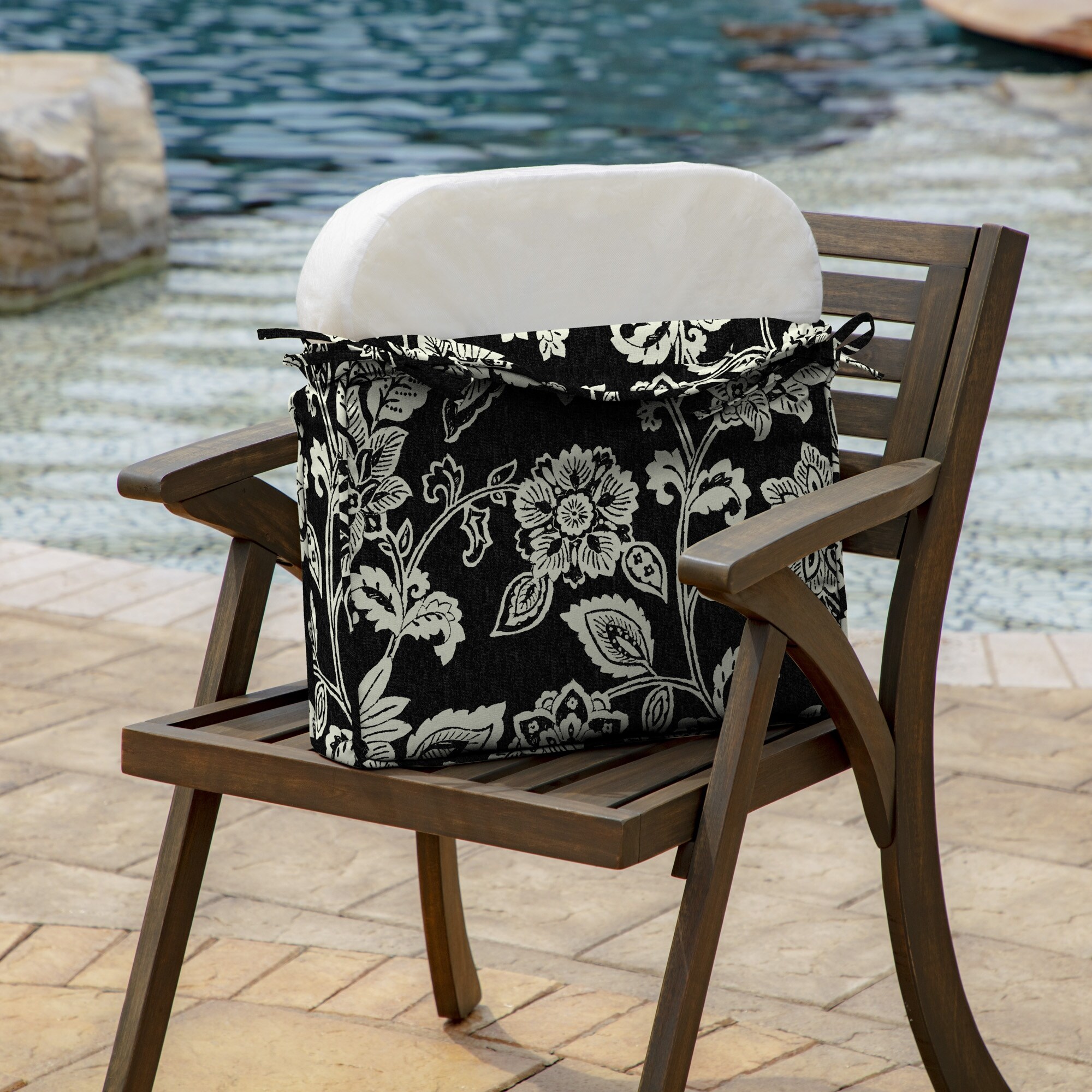Patio cushions rounded clearance back