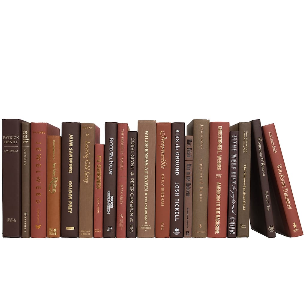 Books Brown Decorative Accessories: Cobblestone Color By The Foot