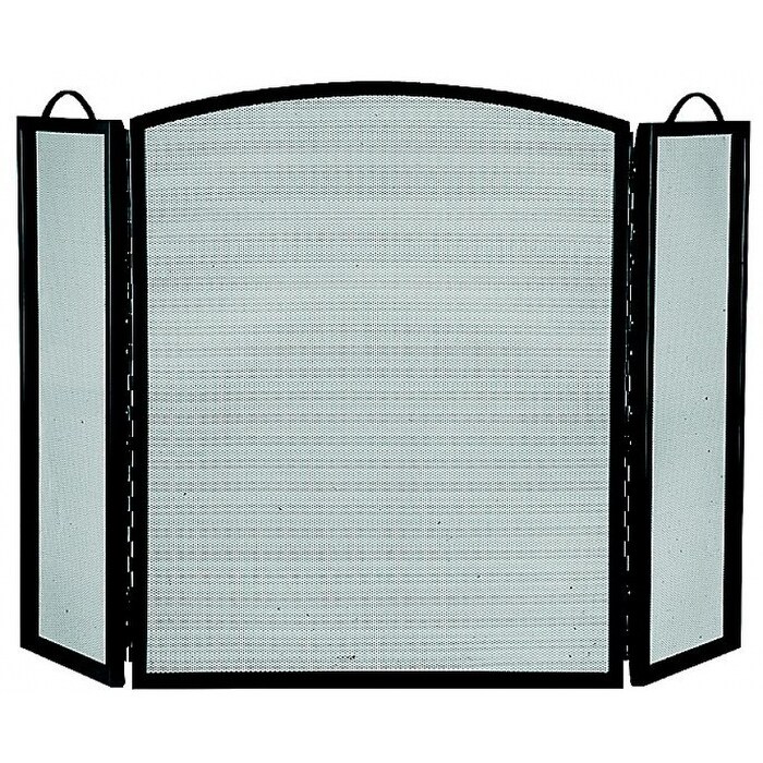Shop Homebasix Cpo90505bk3l 3 Panel Fireplace Screen Black 32 X