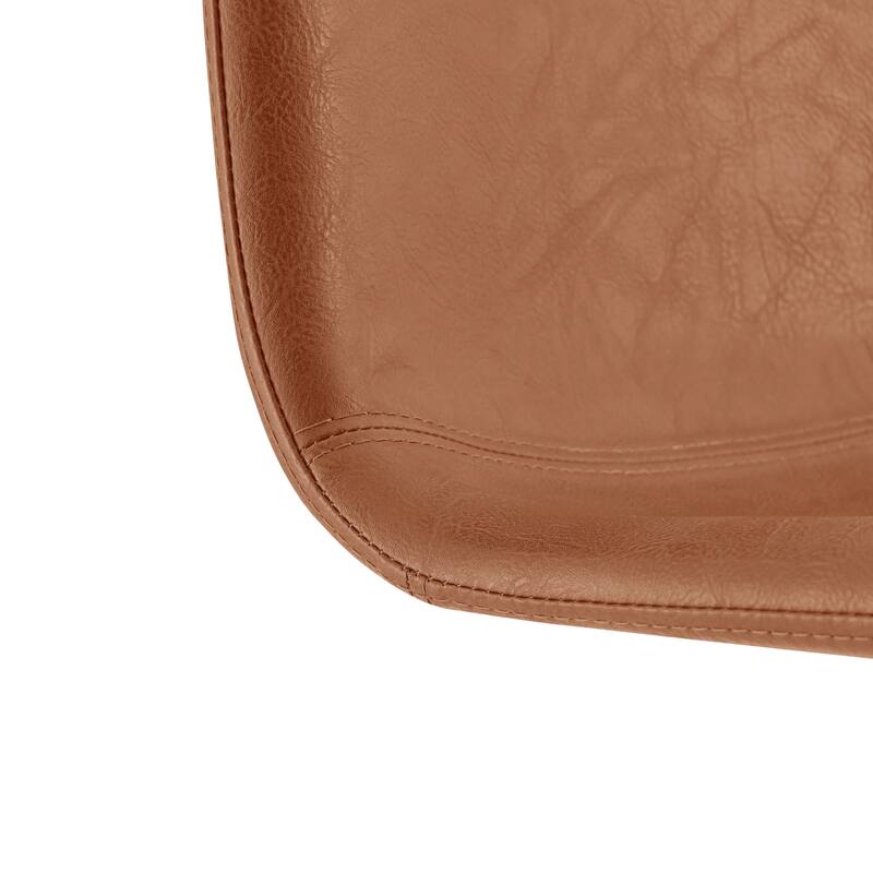 NPD Furniture Bruce Faux Leather Gaslift Bar Stool (Set of 2)