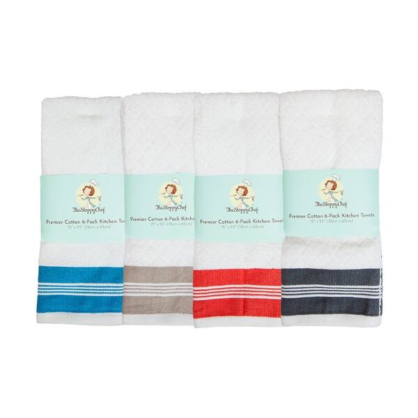 9 PACK 100/% COTTON TERRY TEA TOWELS CHEVRON DESIGN TAUPE WHITE BEIGE DISHCLOTHS