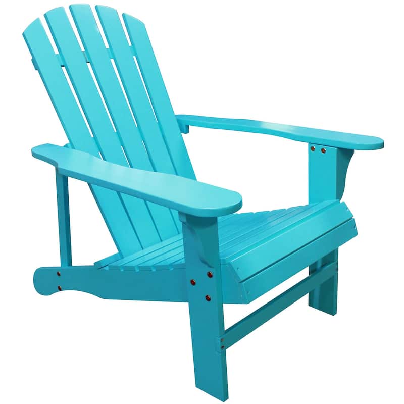 Leigh Country TX 38999 Adult Adirondack Chair Turquoise