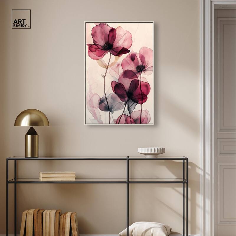 Filigree Flora I Canvas by Art Remedy
