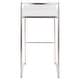 preview thumbnail 52 of 51, Silver Orchid Forrest Stackable Stainless Steel Bar Stool (Set of 2) - N/A