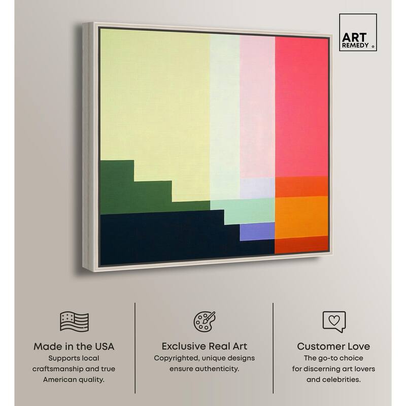 Rectilinear Rhapsody III Canvas by Art Remedy
