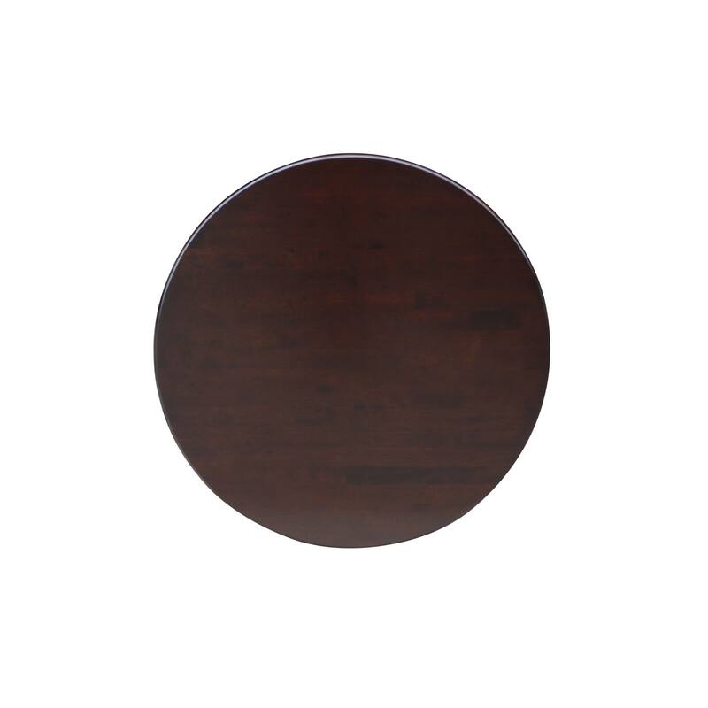 30" Round Pedestal Dining Table - Mocha