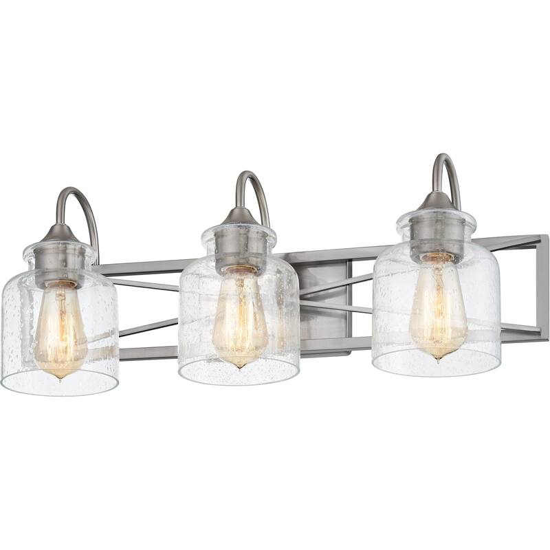 Bartley 3-Light Brushed Nickel Vanity Light
