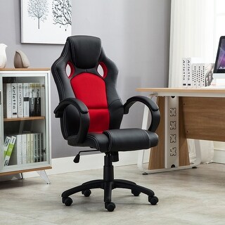 Shop Belleze Executive Office Chair Racing Style Pu Leather Swivel