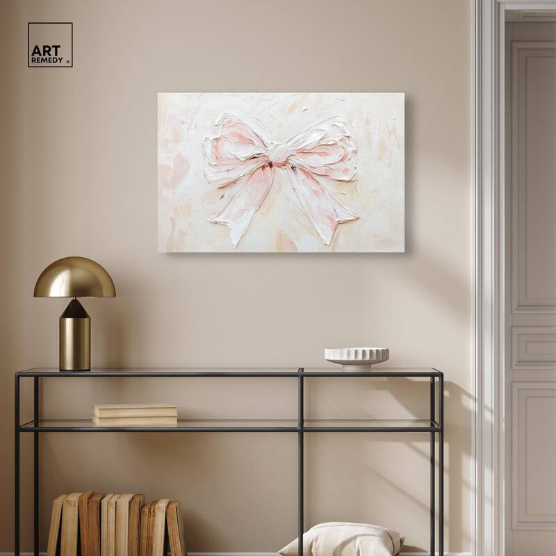 Relief Ribbons Canvas by Art Remedy, Gallery Wrapped