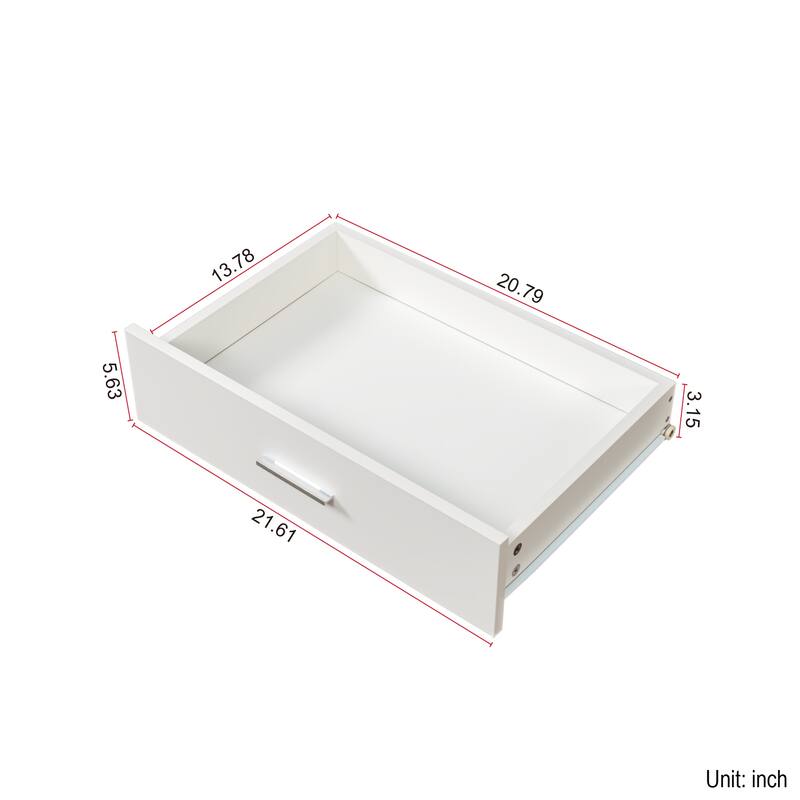 74.8"H Freestanding Open Storage Wardrobe Closet for Bedroom Walk-In Closet Office