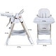 preview thumbnail 29 of 27, Portable Adjustable Baby High Chair, Infant Feeding Seat with Safety Belt, Silent Lockable Wheels & Easy-Clean, 0-6 Years