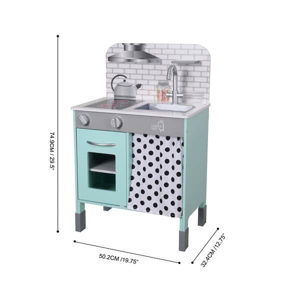 Teamson Kids - Little Chef Philly Modern Play Kitchen - Petrol