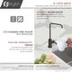 preview thumbnail 17 of 32, STYLISH Kitchen Sink Drinking Water Tap Faucet in Stainless Steel - Faucet Height: 10 1/2" | Spout Height: 9"
