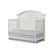preview thumbnail 7 of 6, Foundry 56" Wide Arch Top Convertible Crib, White Dove