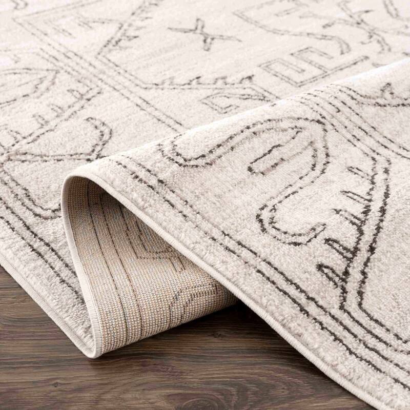 Pertek Bohemian Farmhouse Traditional Area Rug