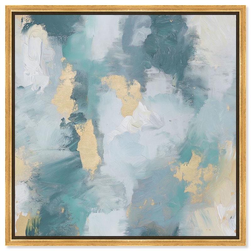Misty Morning I Canvas by Art Remedy - Gold - 40" x 40"