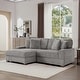 preview thumbnail 124 of 153, 118.4"W Plush Modular Sectional Sofa with Pillows