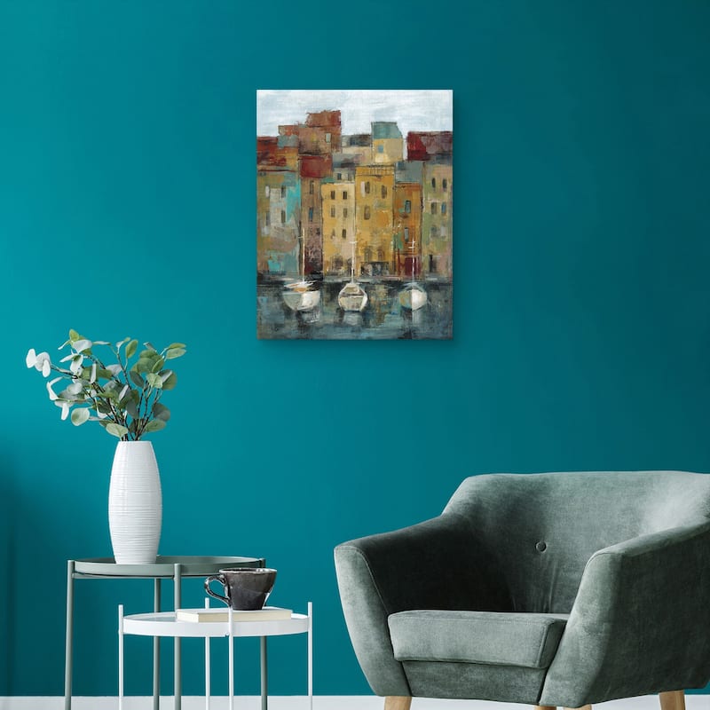 Old Town Port II by Silvia Vassileva Canvas Art Print