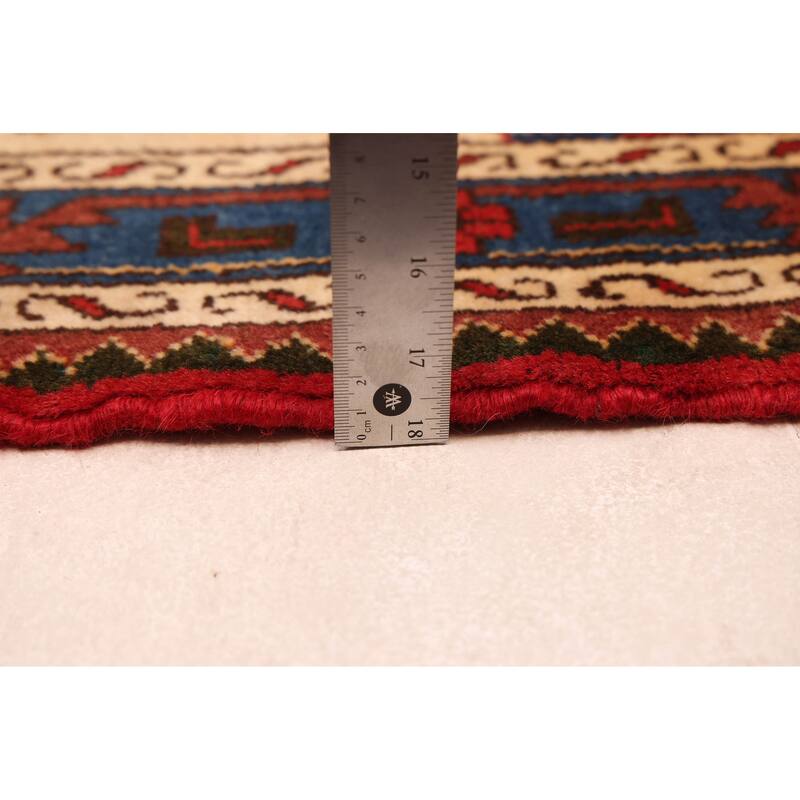 ECARPETGALLERY Hand-knotted Anadol Red Wool Rug - 3'6 x 4'9