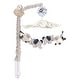 preview thumbnail 6 of 6, Lambs & Ivy Jungle Party Gray Animals Musical Baby Crib Mobile Soother Toy