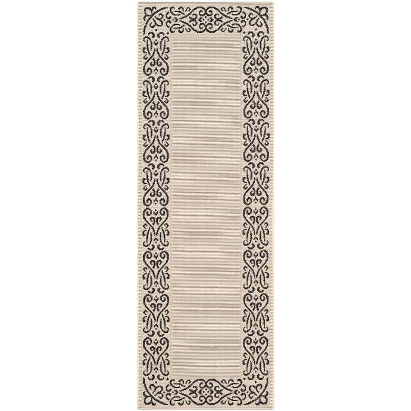 SAFAVIEH Courtyard Marylou Waterproof Patio Backyard Rug