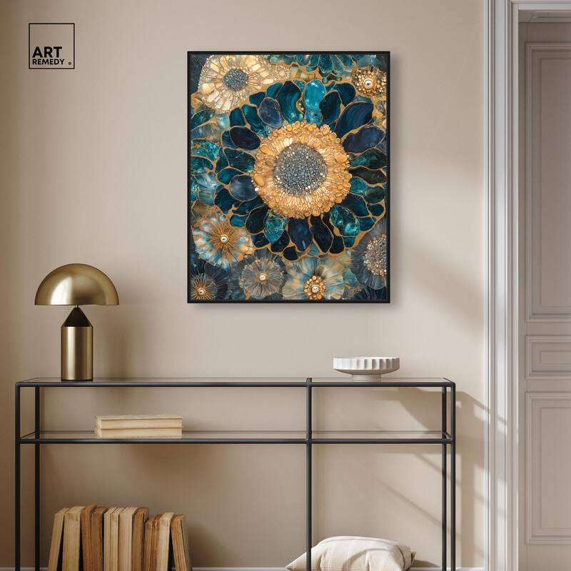 Opulent Geode II Canvas by Art Remedy
