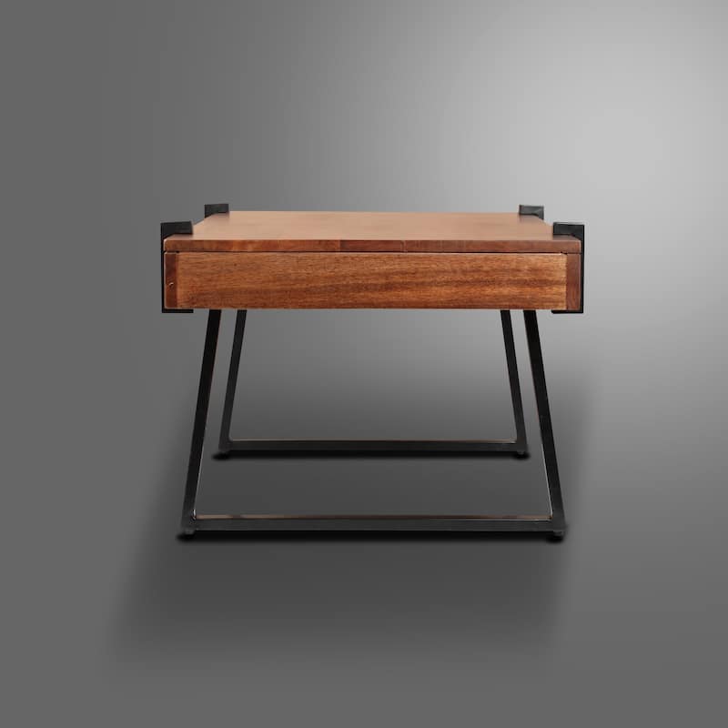 Miller Wooden Coffee Table with Open Legs - 46" x 23.5" x 18.5"