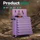 preview thumbnail 3 of 7, 7-Drawer Metal Rolling Tool Cabinet with Pegboard and Hooks, Detachable Top Tool Cart with Liner for Garage, Workshop, Warehouse