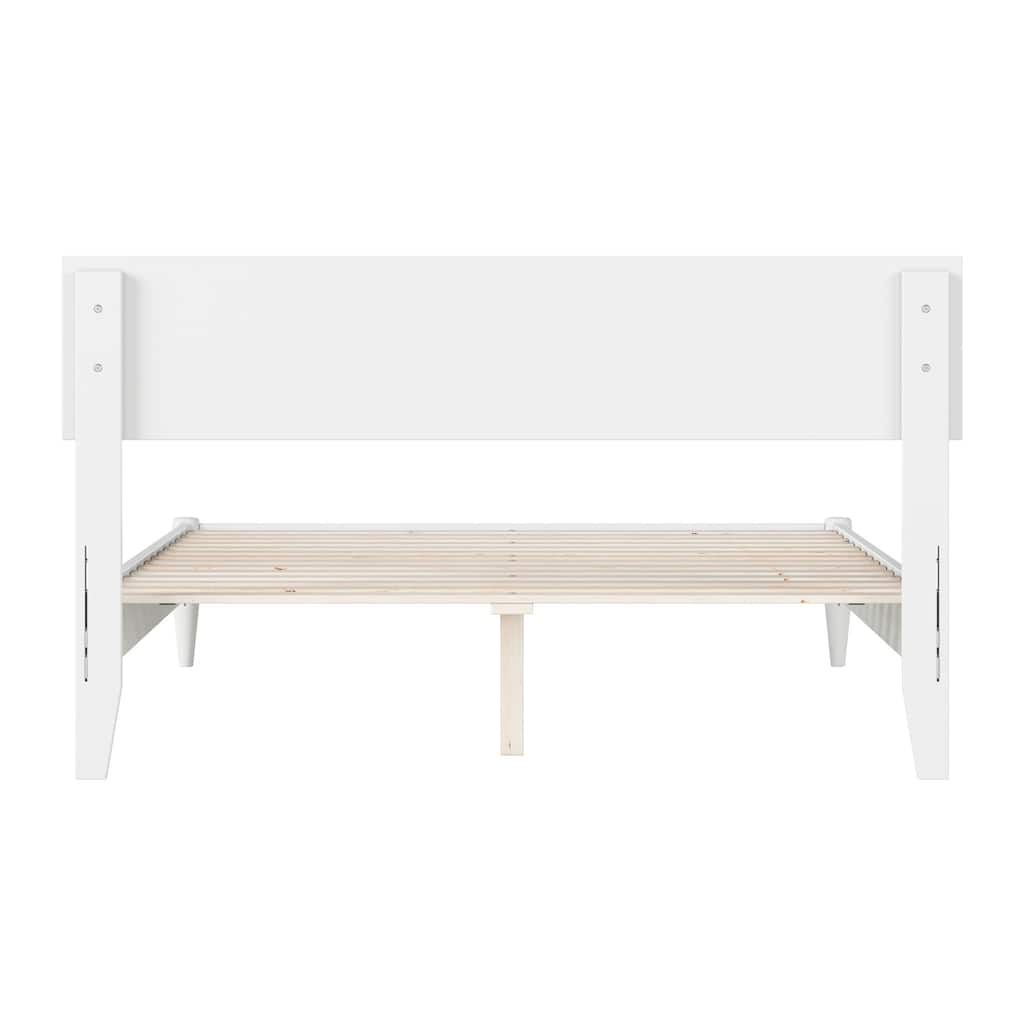 Aria Solid Wood Modern Low Profile Platform Bed